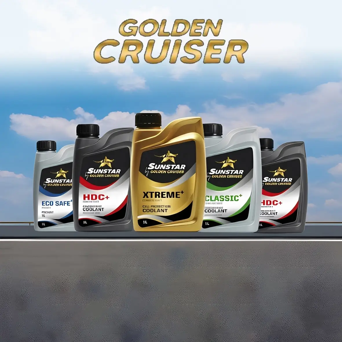 7 out of 10 vehicles run on Golden Cruiser fluids
